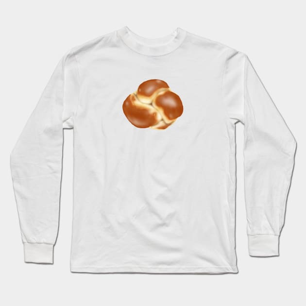 Challah Knot Long Sleeve T-Shirt by HB Loves Crafts